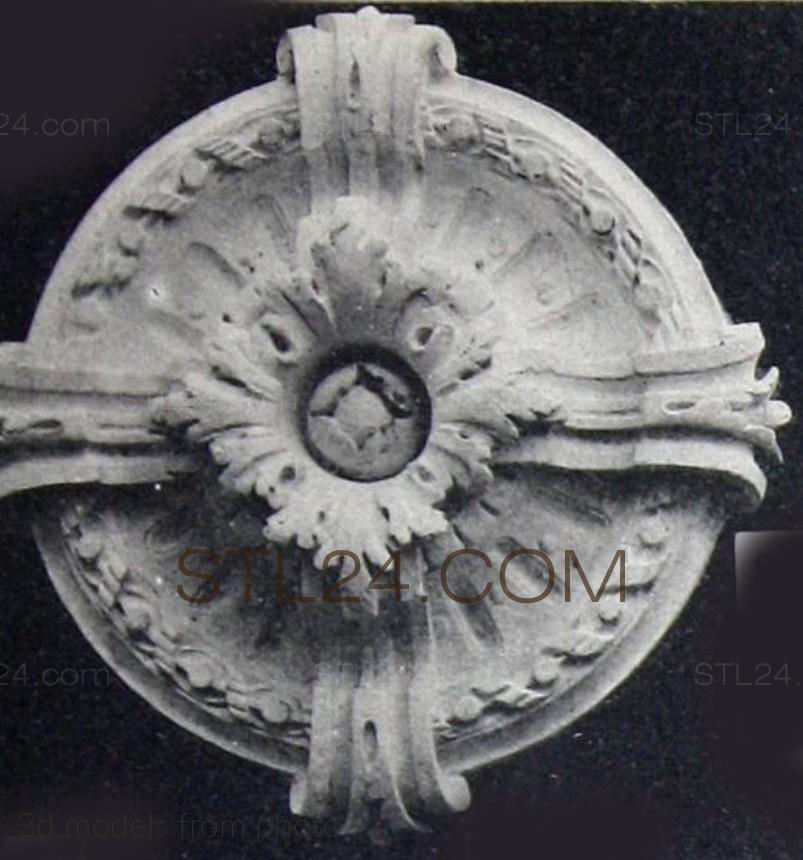 Розетки (ROSETTE_0560 -  | 3D model 3DSMAX / OBJ / STL) 3D модель для ЧПУ станка